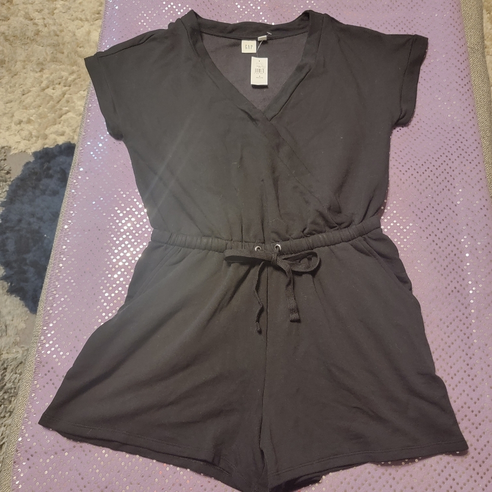 Gap S Petite black jumpsuit..